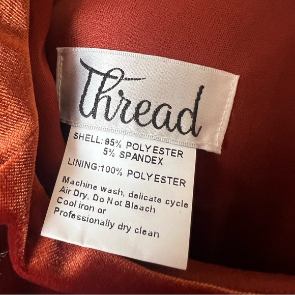 Threads Auburn Moon Velvet Halter Dress - Picture 9 of 10